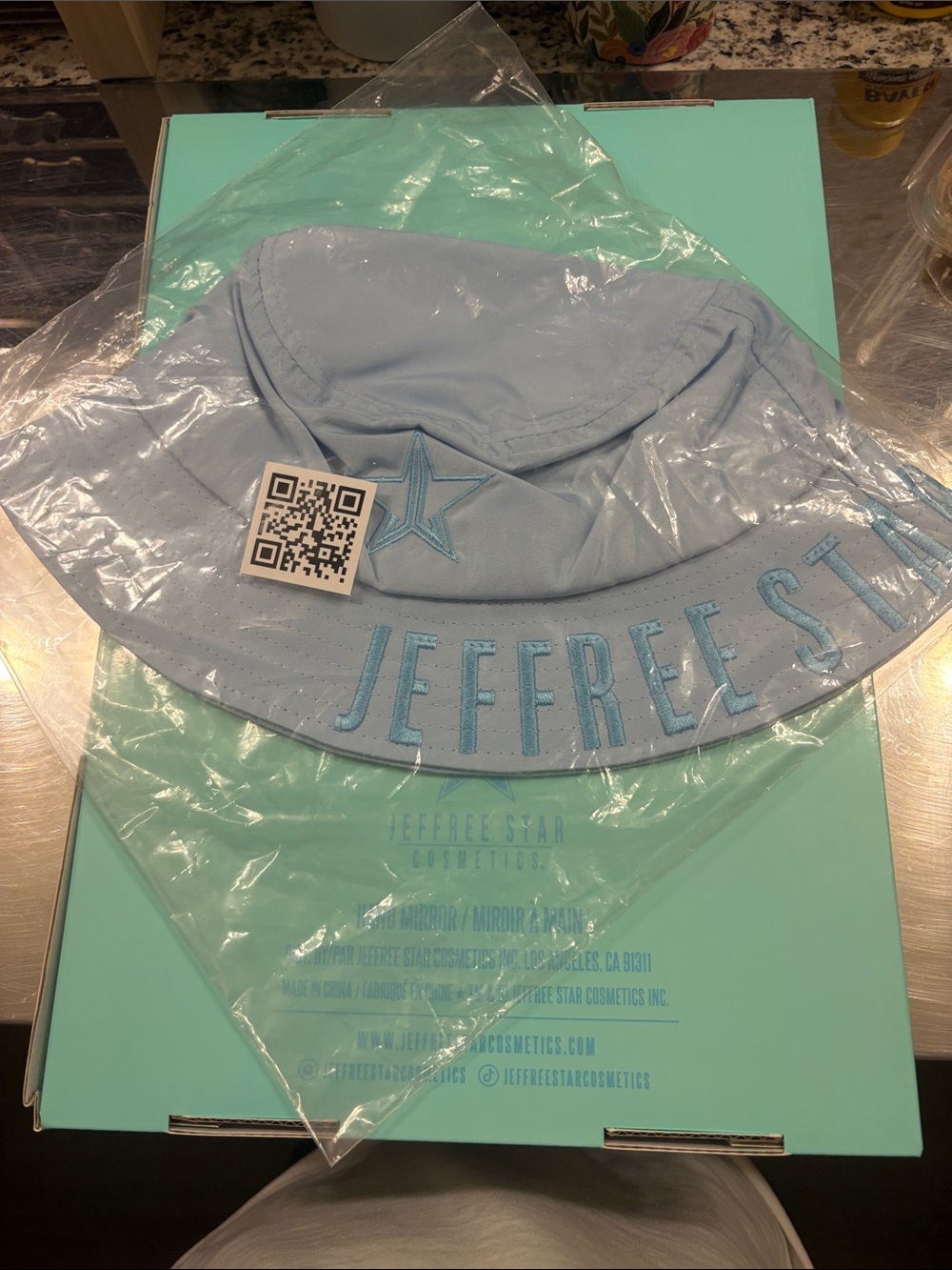 Jeffree Star bucket hat — exclusive mystery box item!